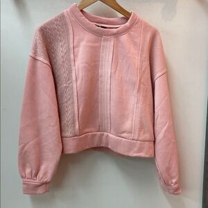 Very J Blush Pink Pullover Long sleeve NWT SIZE SMALL.